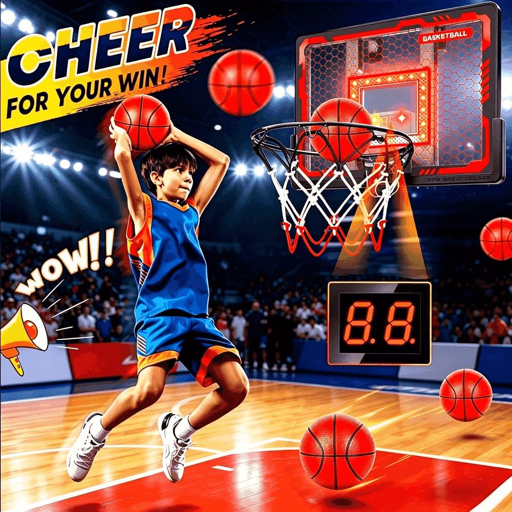 Thumbnail 1 de Indoor Basketball Hoop Pro 4-Ball Set