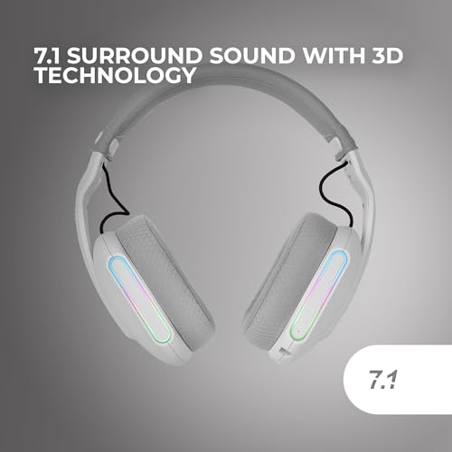 Detalle 2 de Mars Gaming MHW-Pro: Auriculares Gaming Inalámbricos 7.1, ARGB Flow y 40 h de autonomía