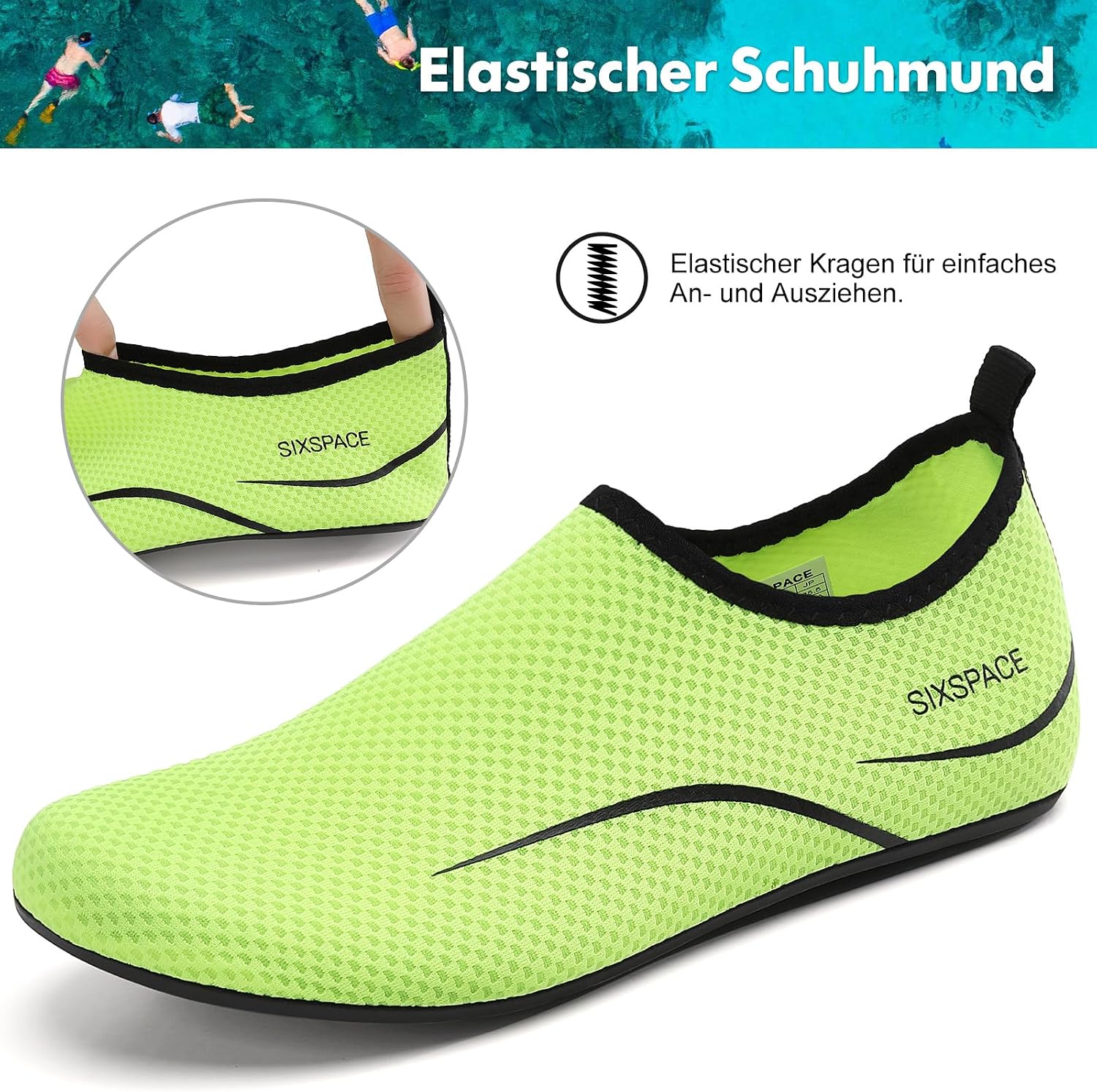 Detalle 2 de Sixspace Wasserschuhe für 34-47