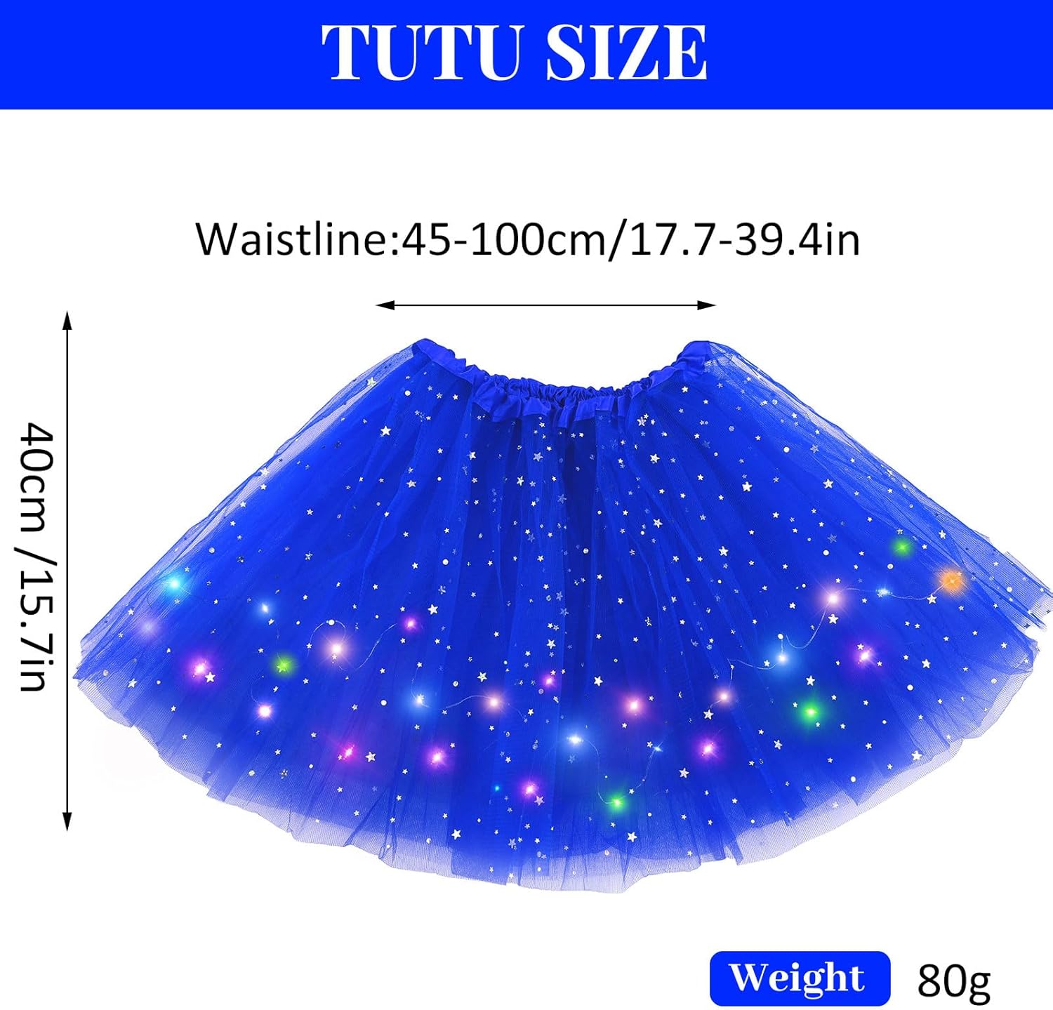 Detalle 2 de Kefiyis Jupe Tulle LED 40 cm
