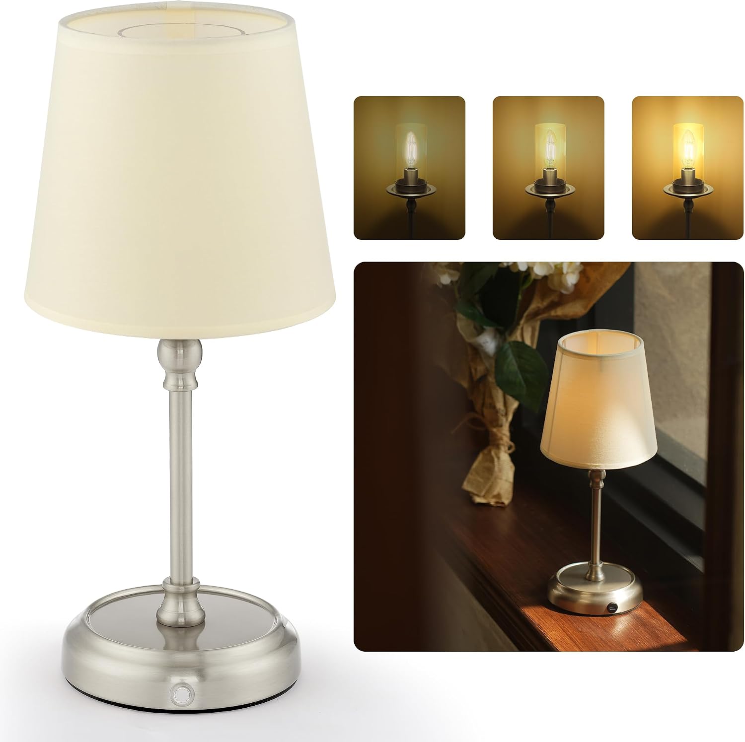 Detalle de Lampade da Comodino ricaricabili 5200mAh