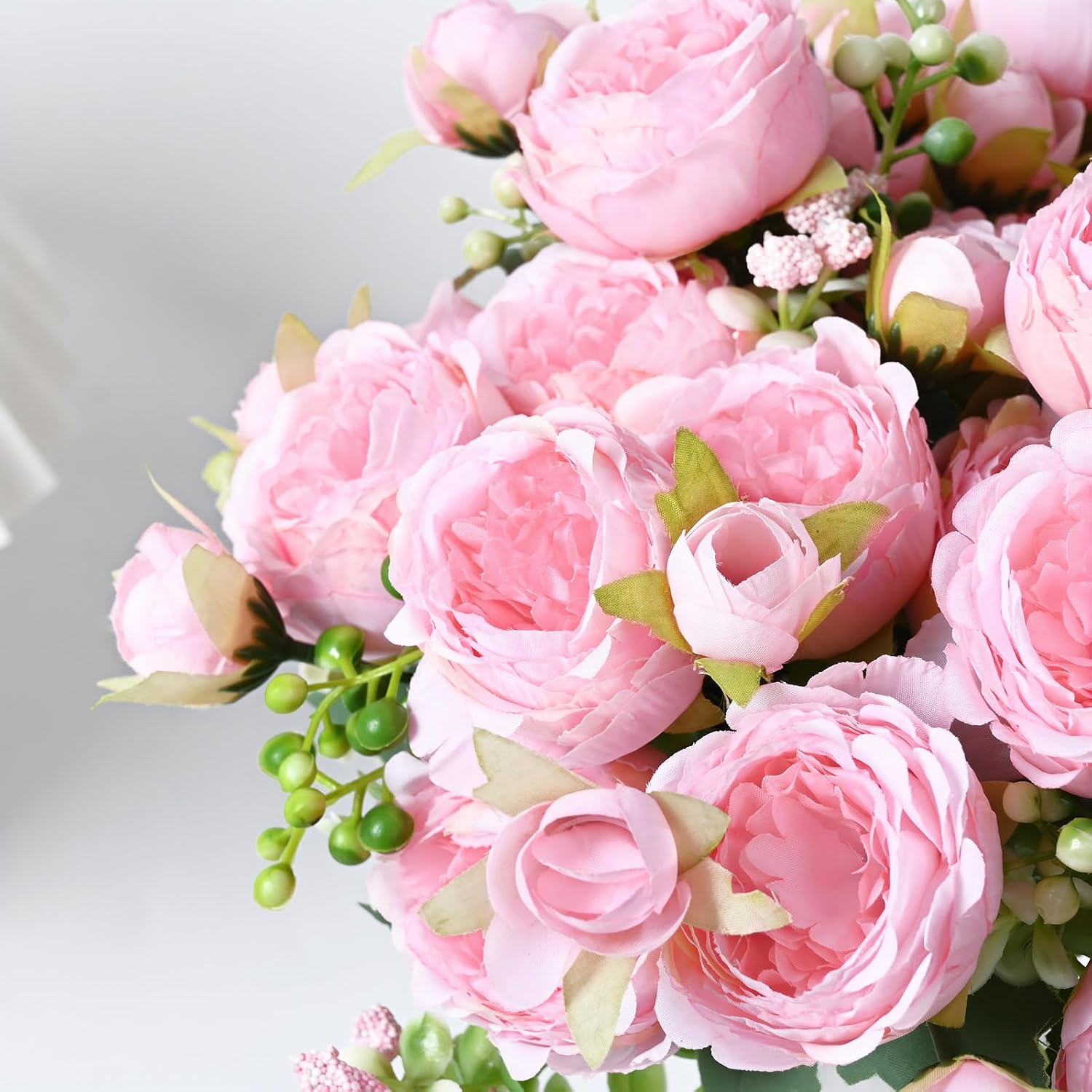 Thumbnail 6 de MARTINE MALL 8 Packs Peonies Artificial Flowers for Centerpiece ๐