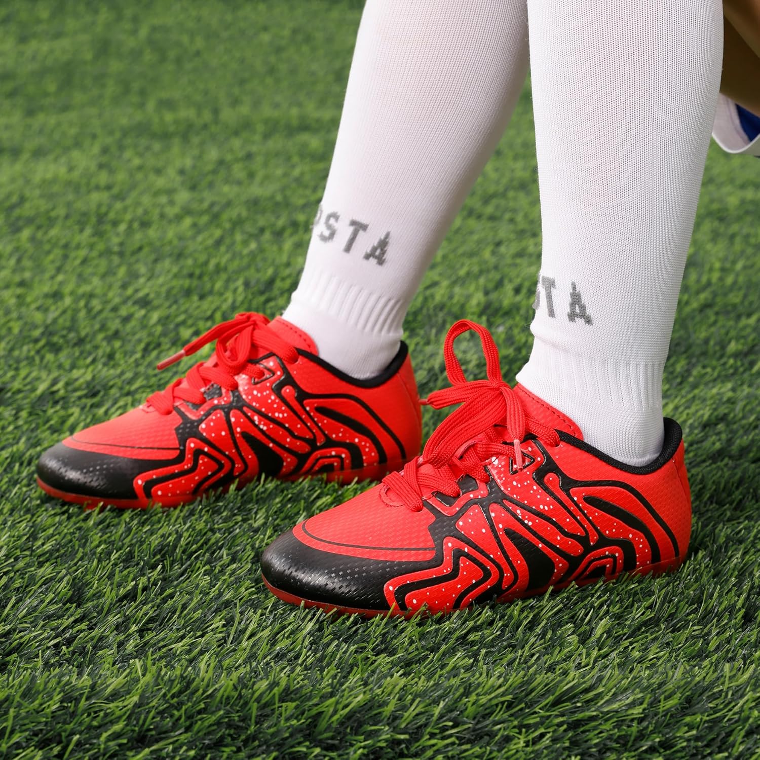Detalle de DREAM PAIRS Youth Firm Ground Soccer Cleats (Boys & Girls) for Outdoor Training