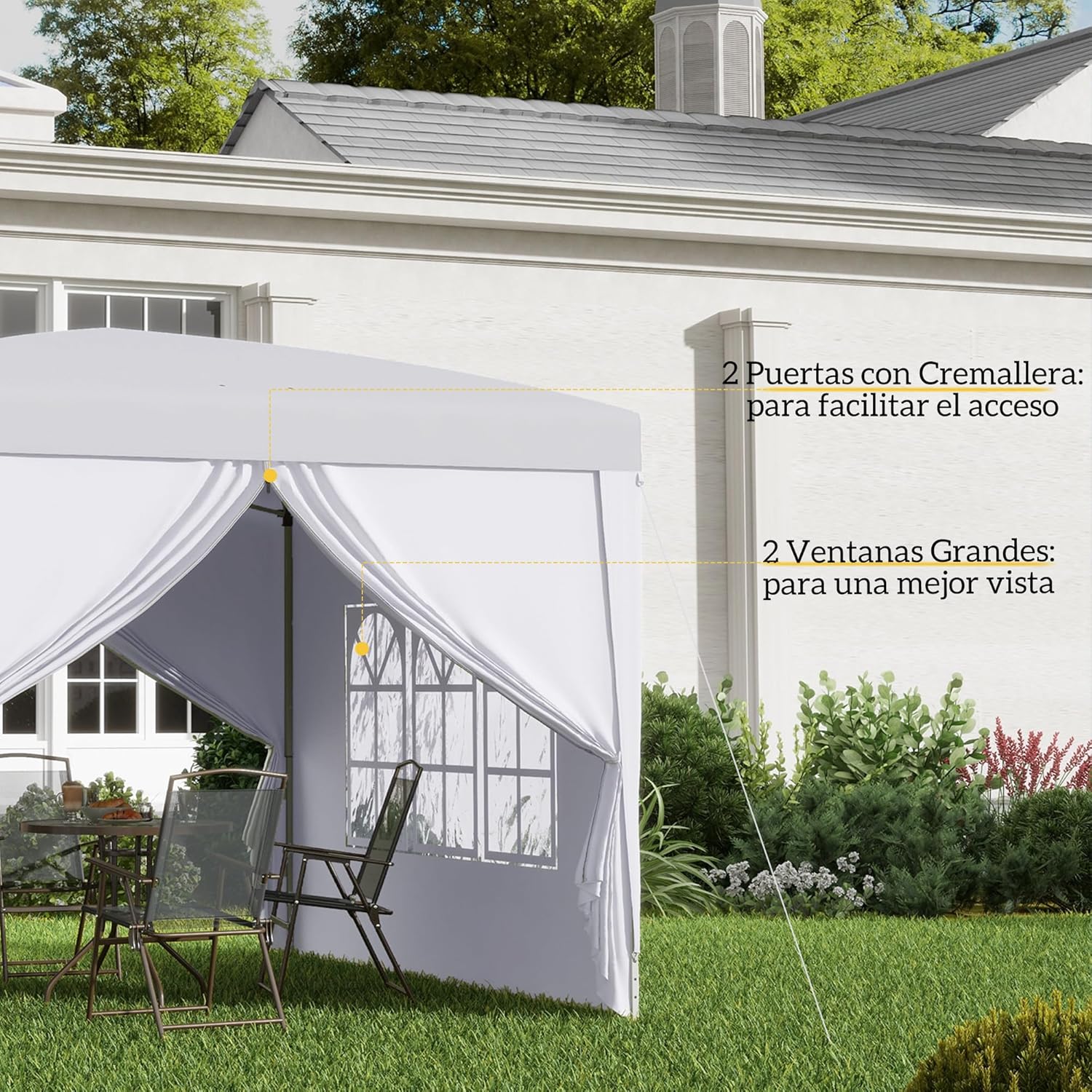 Thumbnail 5 de Outsunny Carpa 3x3 m carpa plegable