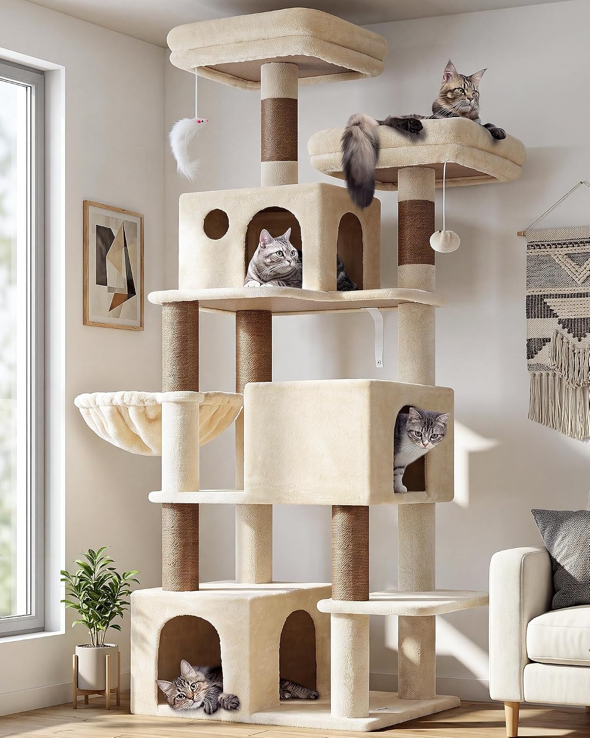 Imagen de Globlazer Cat Tree 71-Inch en OfertitasTOP