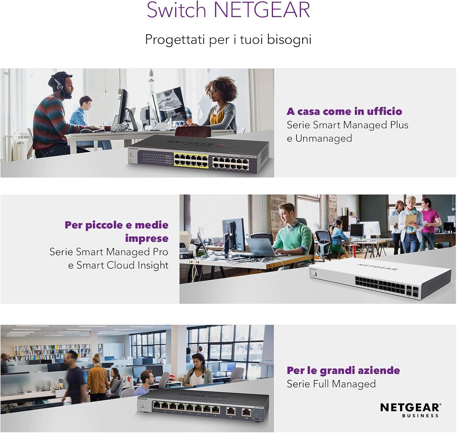 Thumbnail 4 de Netgear GS116LP 16-Port PoE+ Gigabit Unmanaged Switch (76W, FlexPoE-ready)