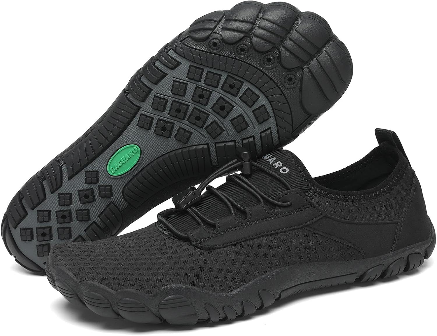 Detalle de SAGUARO Barfuß Badeschuhe Unisex – rutschfest, schnelltrocknend, mit Drainagelöchern (Gr. 36–48)