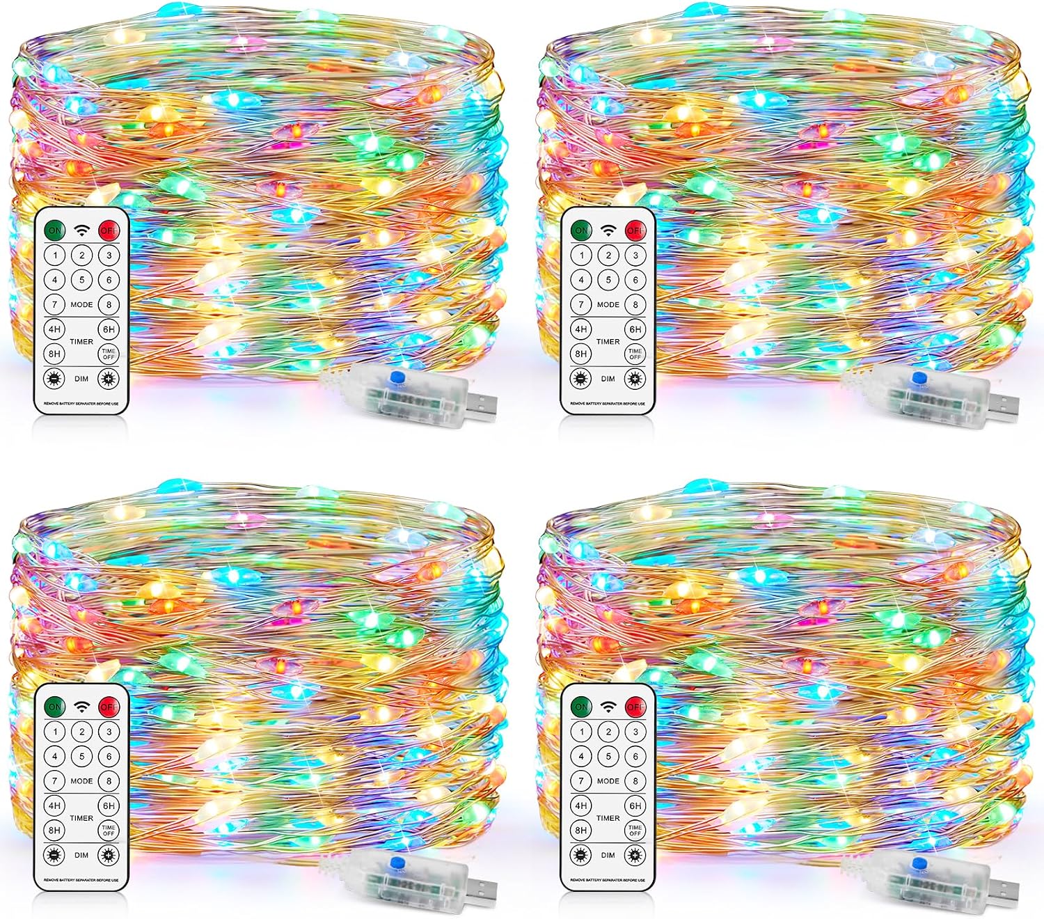 Detalle de LED Lichterkette 100 LEDs USB