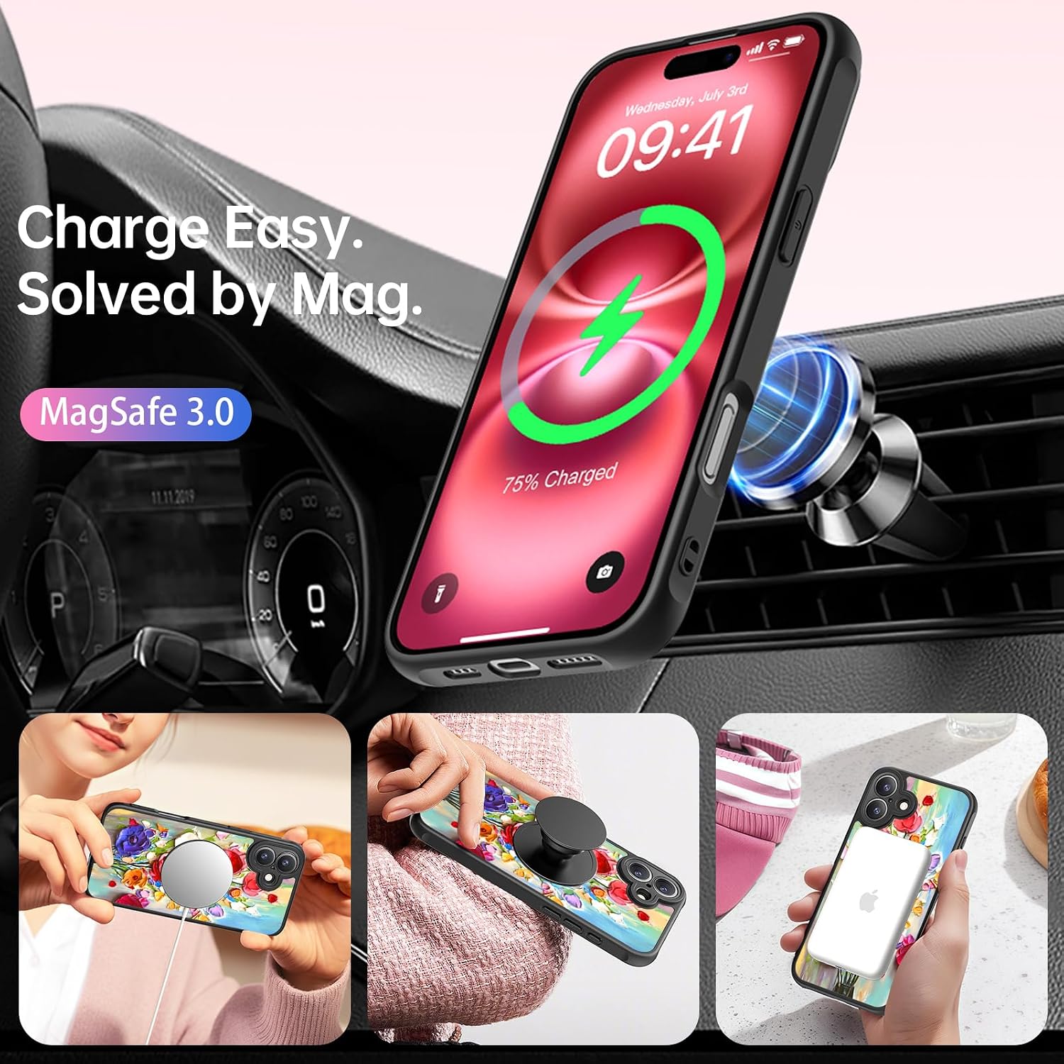 Detalle de FUNMIKO Phone Case for iPhone 16 Plus