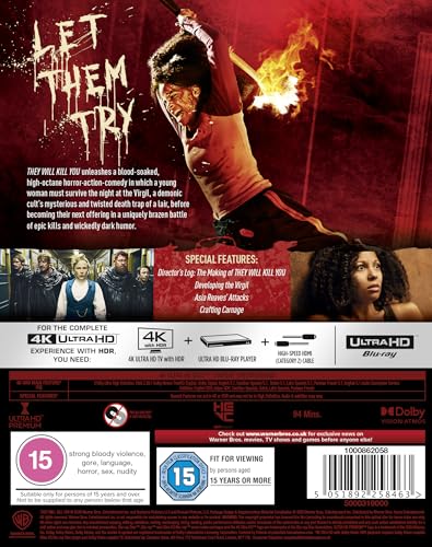 Thumbnail 1 de They Will Kill You [4K Ultra HD] Blu-ray (Region Free) – Warner Bros