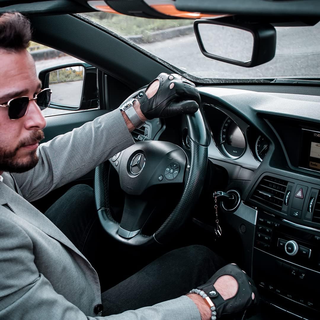 Thumbnail 5 de Harssidanzar GM026UK6 sheepskin driving gloves