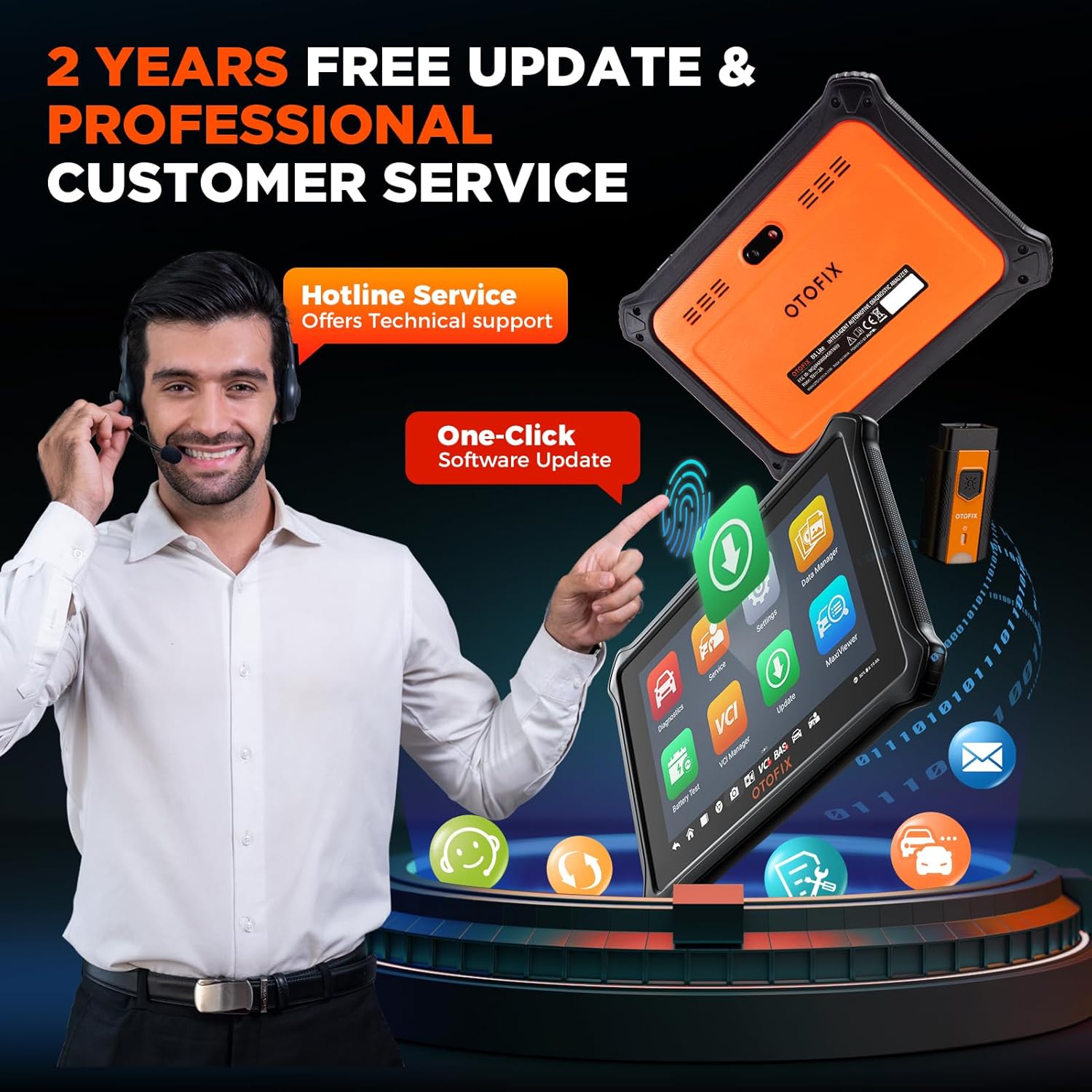 Thumbnail 6 de OTOFIX D1 Lite 2-Year Update Diagnostic Scanner