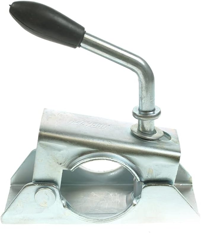 Thumbnail 1 de Maypole 48 mm Steel Split Clamp – Zinc Finish, for 48 mm Jockey Wheels and Prop Stands