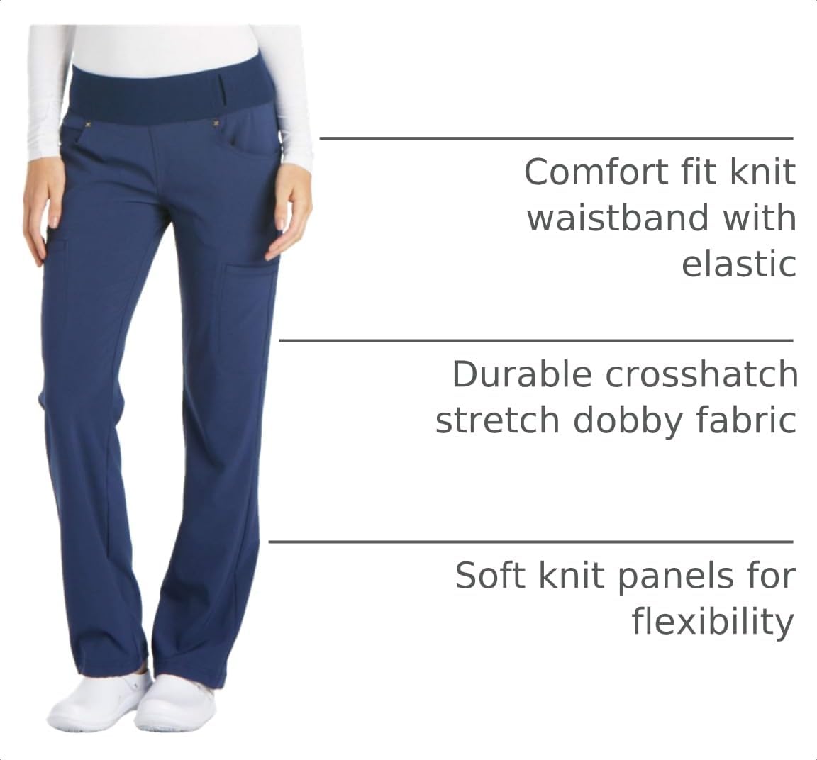Detalle 2 de Cherokee CK002 Iflex Women's Scrub Pants, 6 Pockets, 360° Stretch