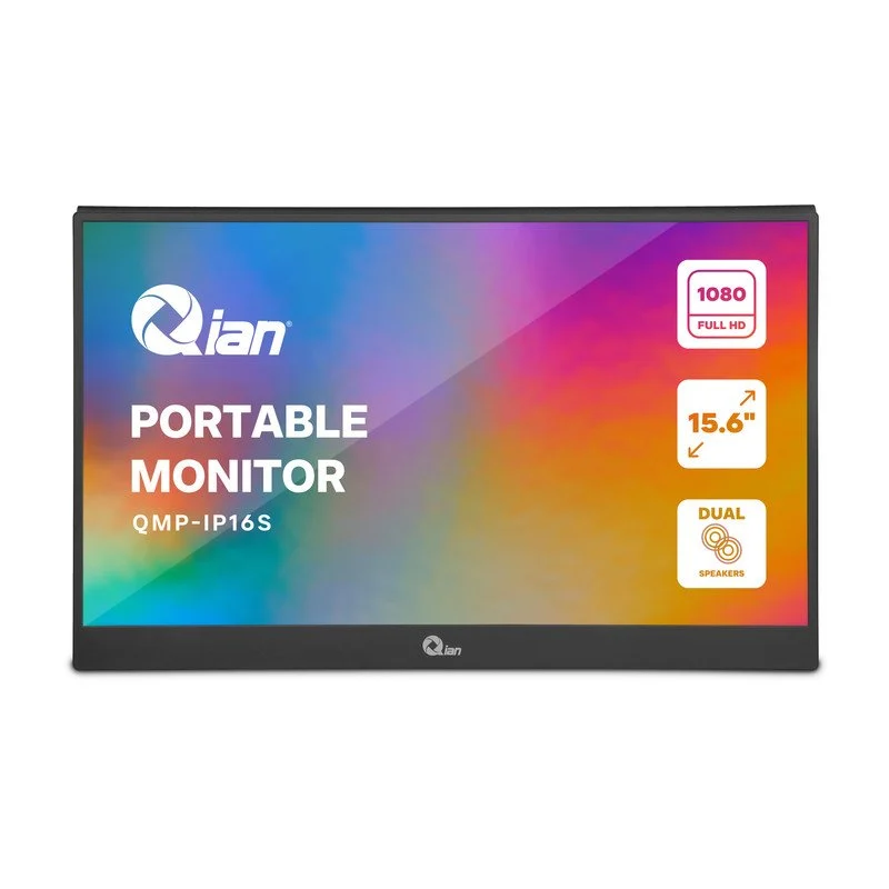 Detalle de Qian QMP-IP16S Monitor portátil 15,6" FHD con altavoces