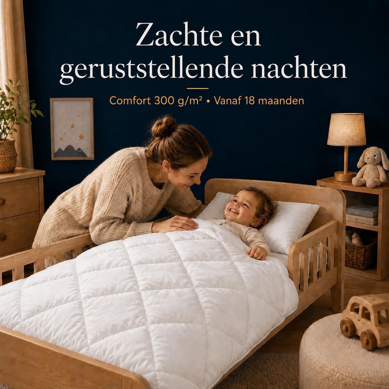 Detalle de SOHYGGE SHBABY01 babydekbed 75 x 120 cm, 300 g/m² voor alle seizoenen