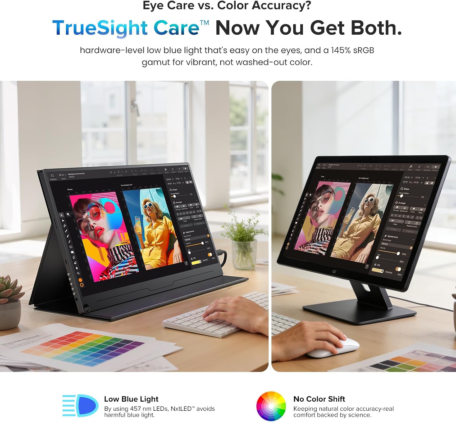 Thumbnail 3 de UPERFECT Portable Monitor 15.6" with NxtLED™ and Eye Comfort—A Practical 2nd Screen