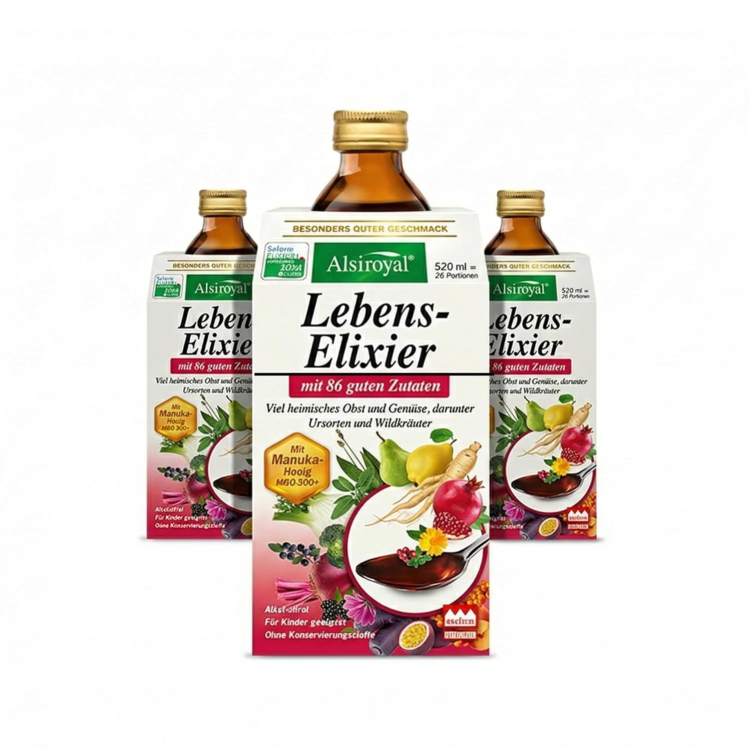 Thumbnail 4 de Alsiroyal Lebens-Elixier 520 ml Mikronährstoff-Drink 🧃