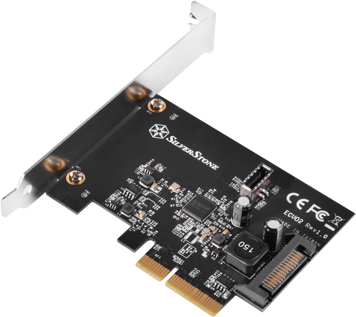 Detalle 2 de SilverStone SST-ECU05 – karta PCI-E z USB-C 10 Gb/s i portami USB 3.0