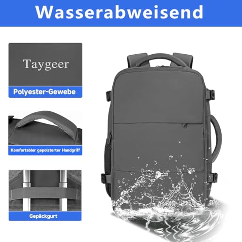Thumbnail 5 de Taygeer Ryanair Handgepäck 40x30x20 Rucksack – kompakt, praktisch und robuste Allzweck-Tasche