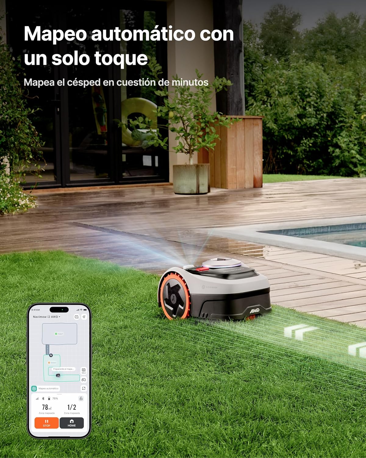 Thumbnail 4 de Segway Navimow i205 AWD 500 m² 🤖