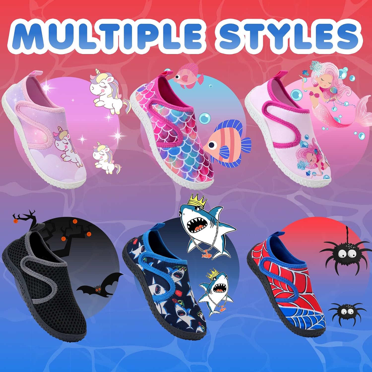 Thumbnail 1 de Water Shoes for Kids: Quick-Dry Aqua Shoes for Boys, Girls, Toddlers and Babies