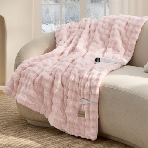 Detalle de Bedsure Electric Heated Throw 130x160cm