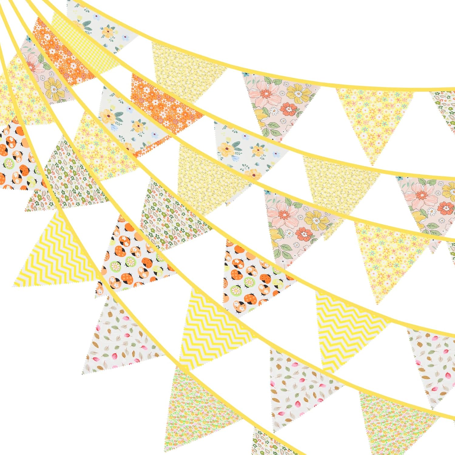Detalle de G2PLUS Floral Bunting Banner 12M