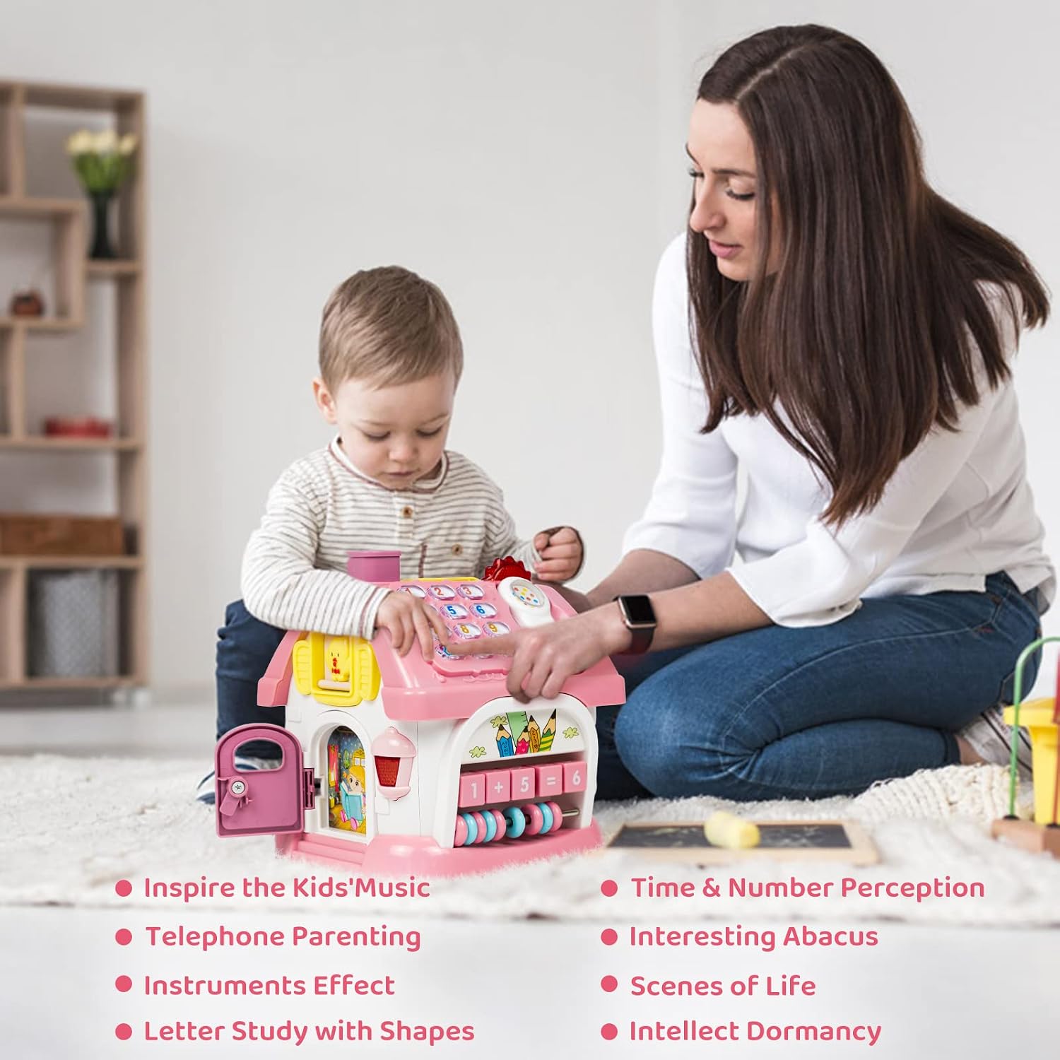 Thumbnail 4 de Marstone 8-in-1 Musical Learning House for Toddlers