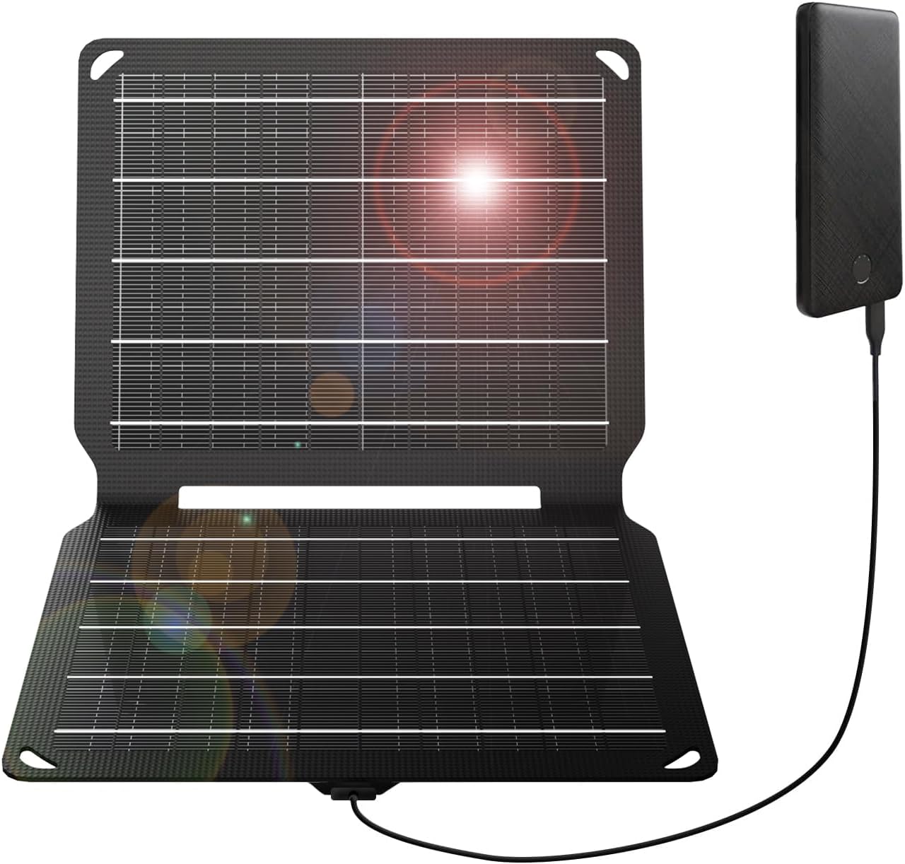 Detalle de FlexSolar 10W Portable Solar Charger 5V USB ☀