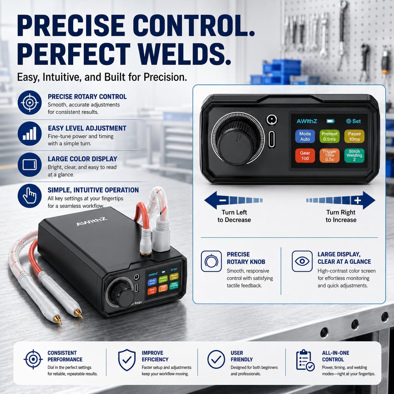 Thumbnail 6 de AWithZ Spot Welder 10000mAh, Dual Pulse