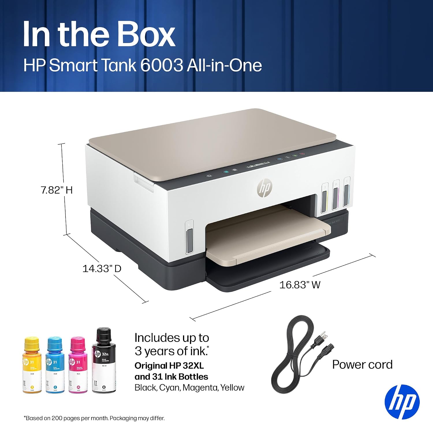 Detalle 1 de HP Smart Tank 6003 All-in-One Printer