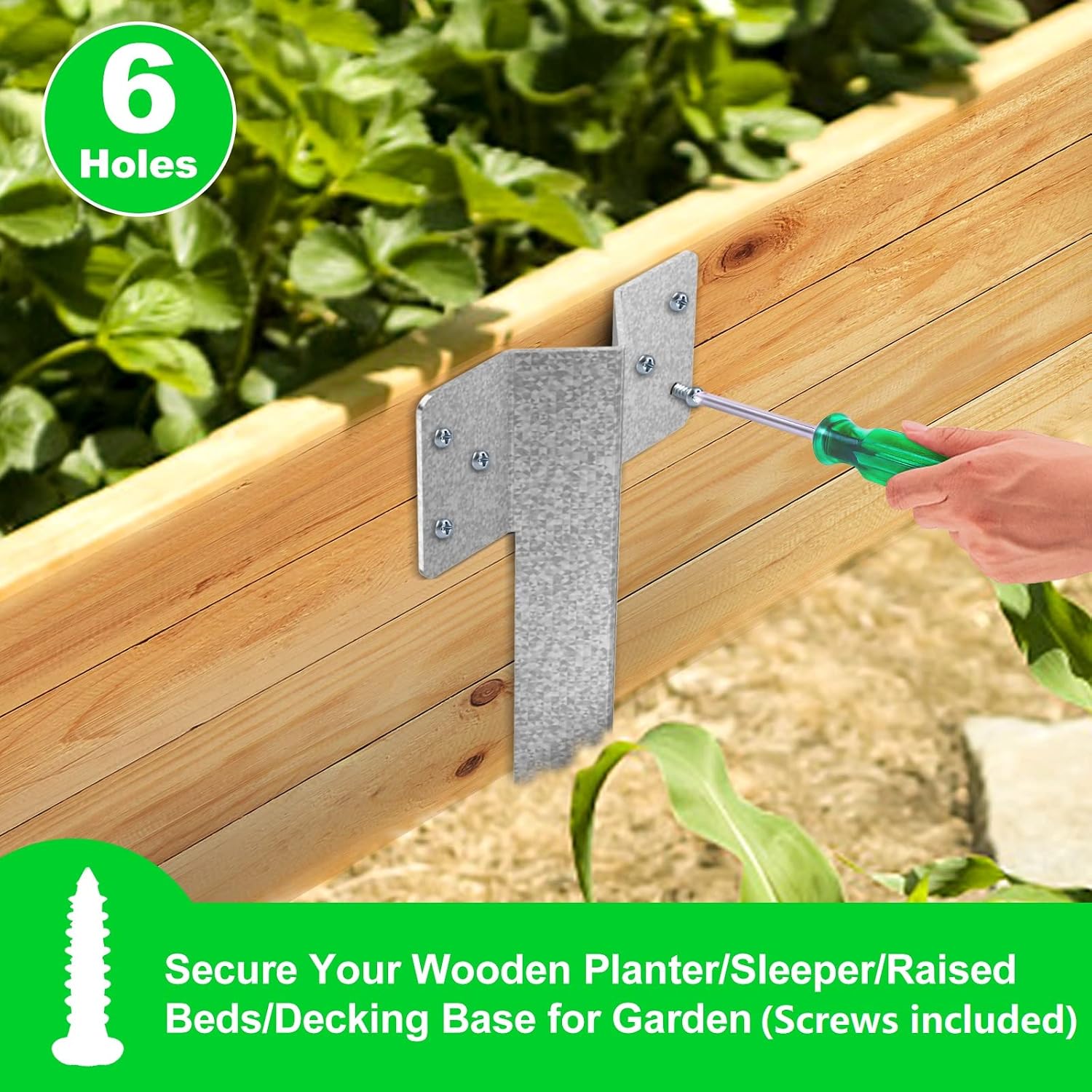Thumbnail 3 de Dijia railway sleeper brackets 20 pack