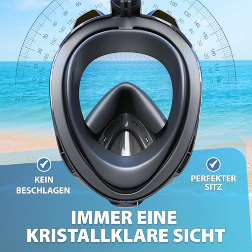 Thumbnail 7 de KAIMANA Schnorchelmaske Vollgesichtsmaske für Erwachsene & Kinder – CO2-sicher & flexibel einsetzbar