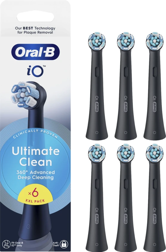 Thumbnail 5 de Oral-B iO Ultimate Clean Schwarz 6 Stück