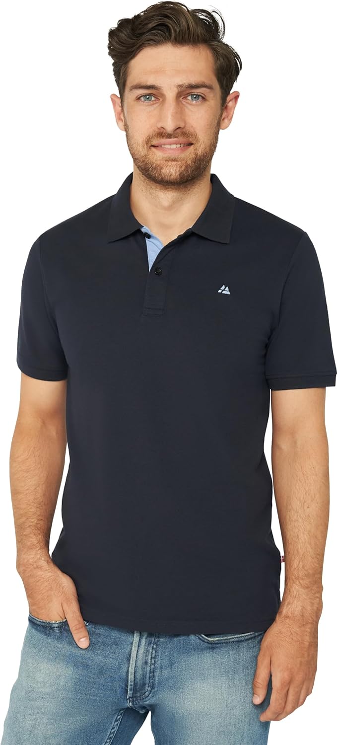 Detalle 2 de Polo Danish Endurance pour Homme – coton biologique, coupe classique, manches courtes