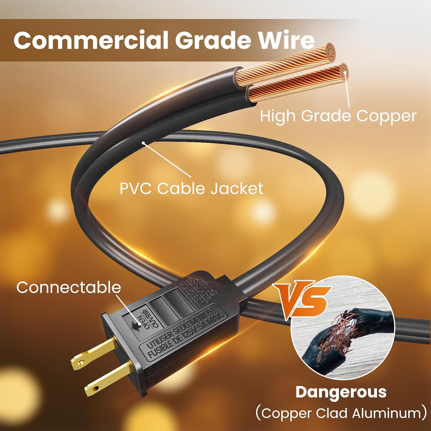 Thumbnail 2 de RTTY Outdoor String Lights 100-Foot