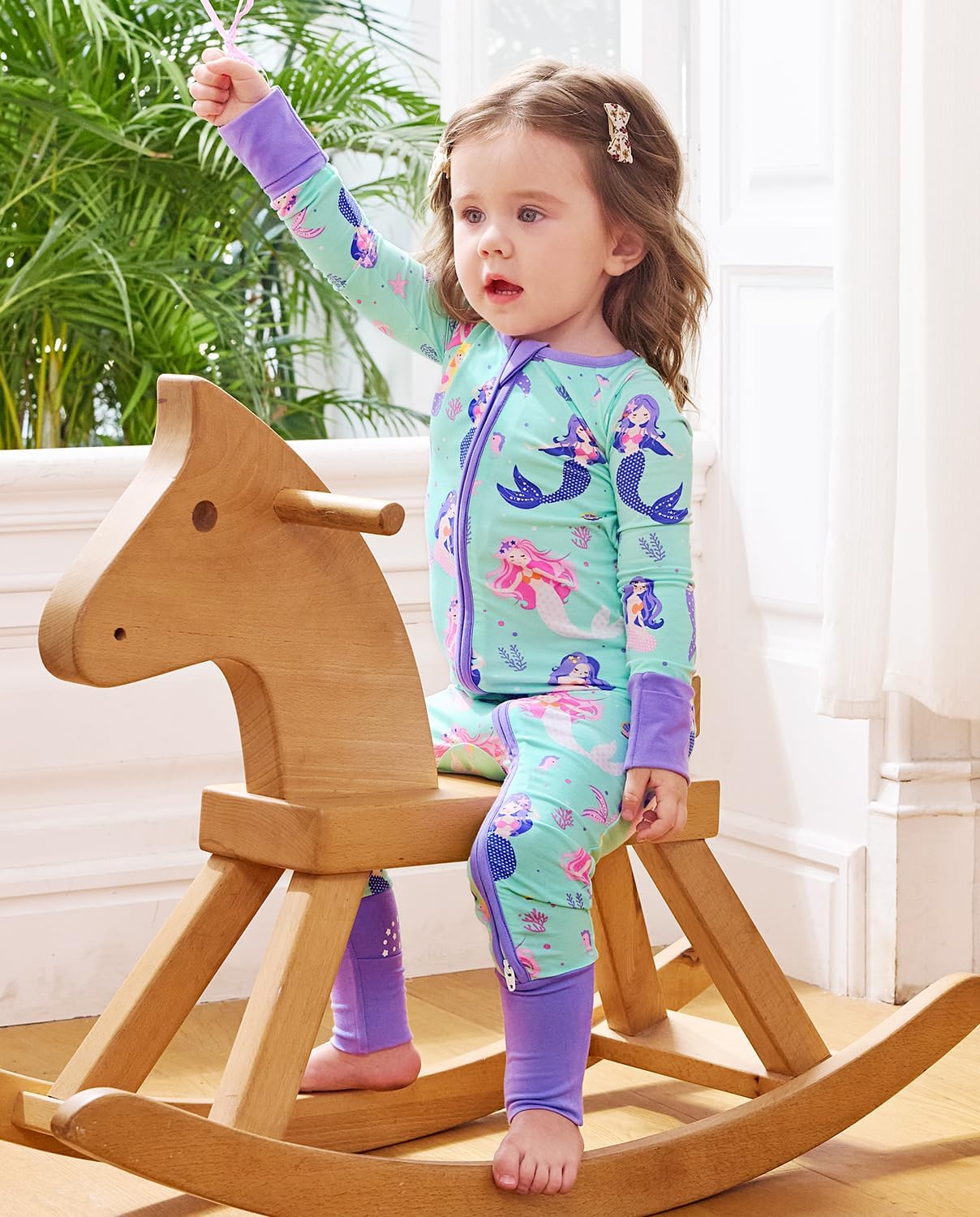 Thumbnail 4 de babee Reshinee Bamboo Viscose Baby Sleeper: Convertible Zipper Romper (0–24M)