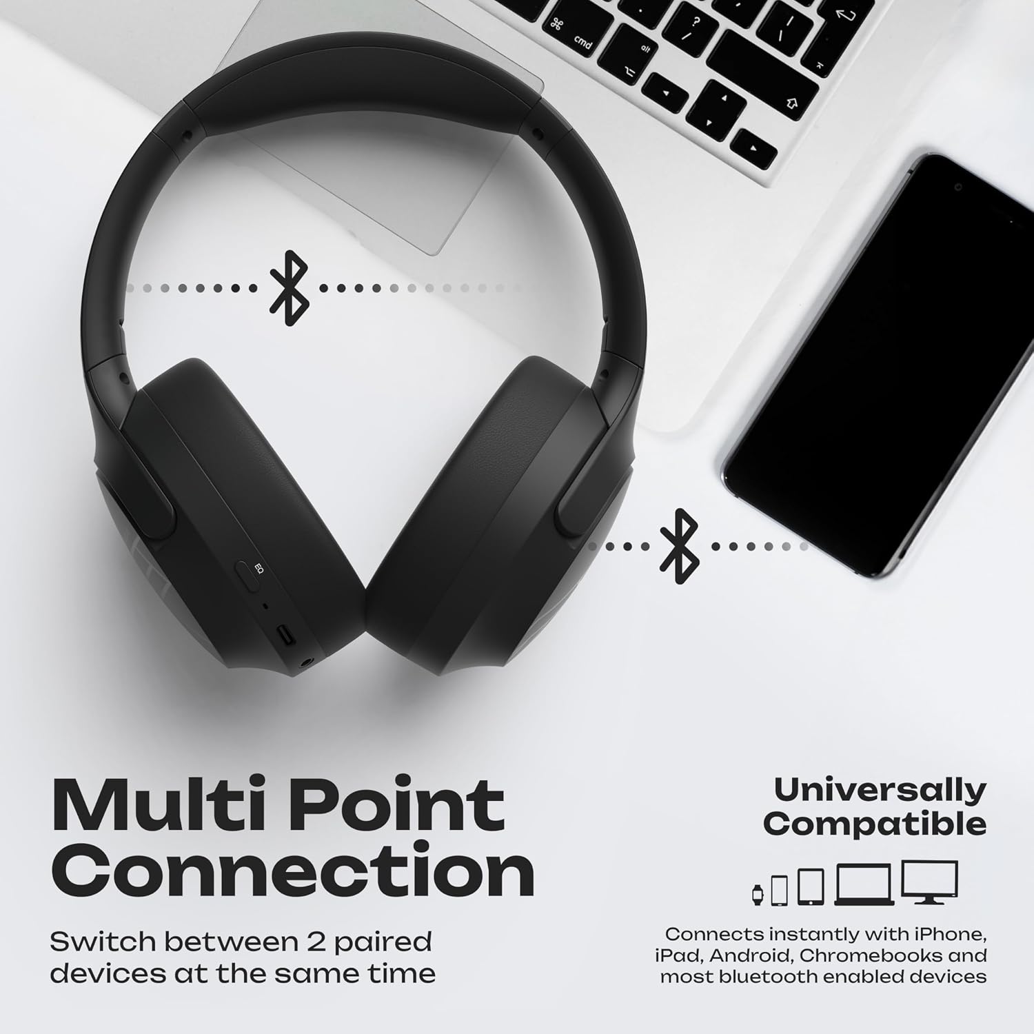 Thumbnail 5 de PowerLocus Bluetooth Headphones 60H wireless