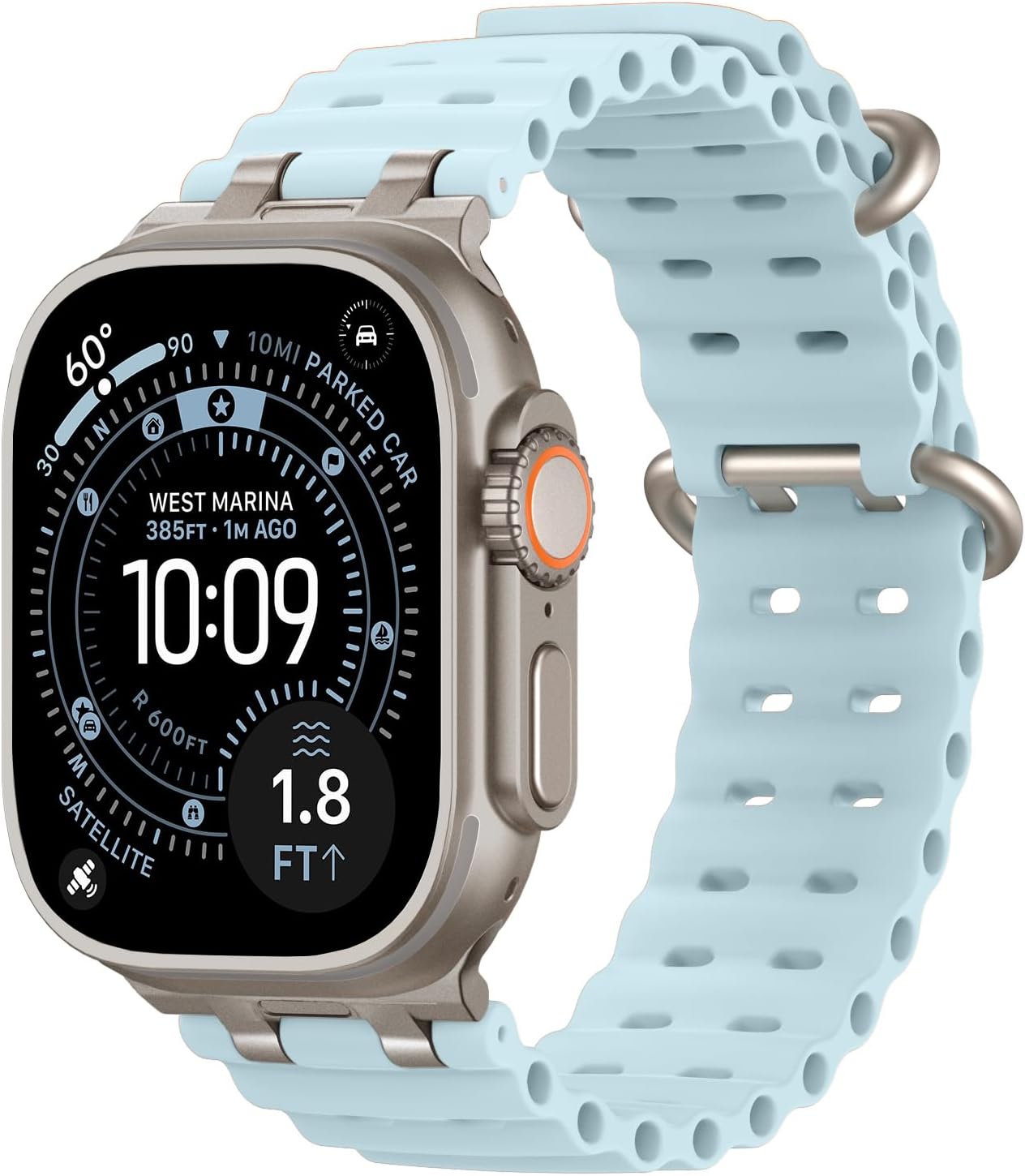 Thumbnail 6 de TiMOVO Cinturino Ocean per Apple Watch 49 mm