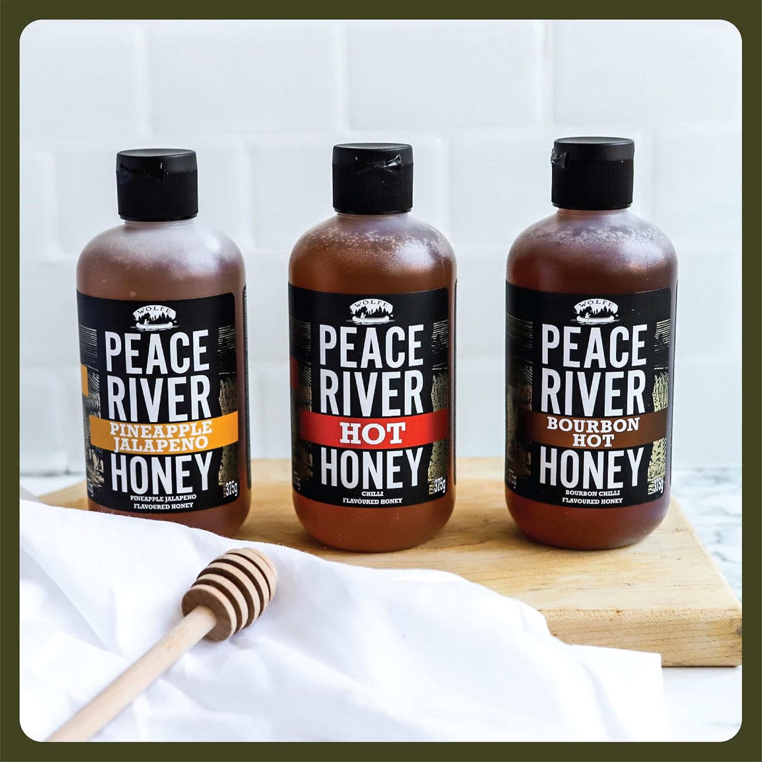 Thumbnail 6 de Peace River Pineapple & Jalapeno Hot Honey, Medium Heat, 12 oz Squeeze Bottle
