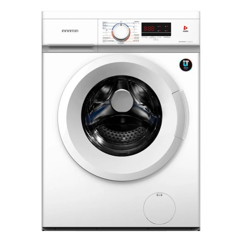Detalle de Lavadora Infiniton WM-D94AWT 9 kg, 1400 rpm, Inverter, carga frontal – color blanca