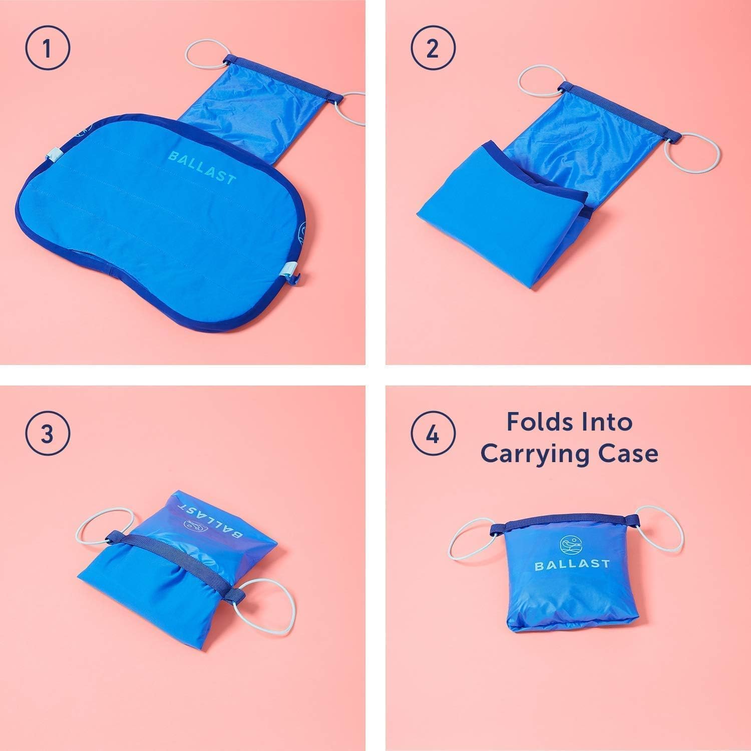 Detalle de Ballast Beach Pillow: Stays Put, Soft, and Compact for Any Beach Day