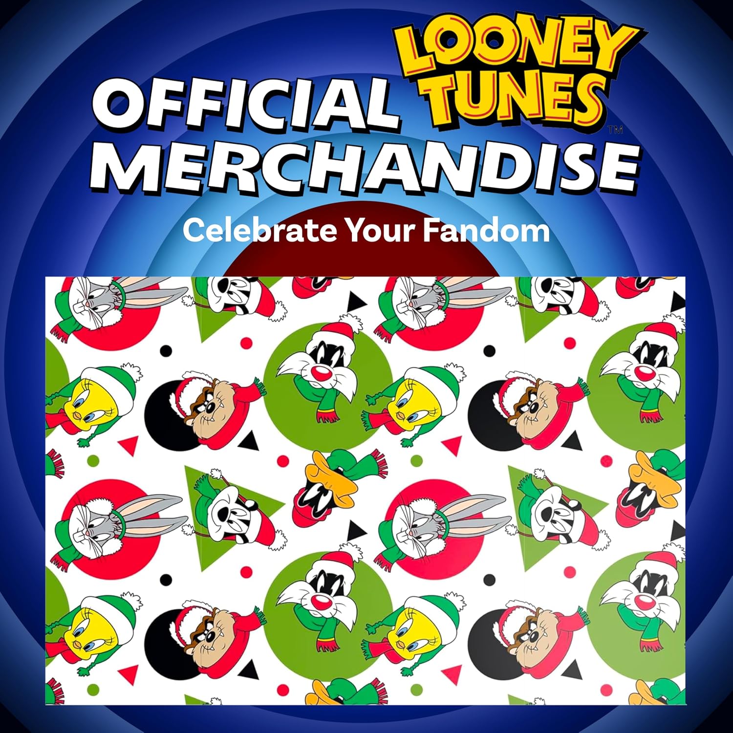 Thumbnail 6 de Silver Buffalo Looney Tunes Wrapping Paper 12-Count