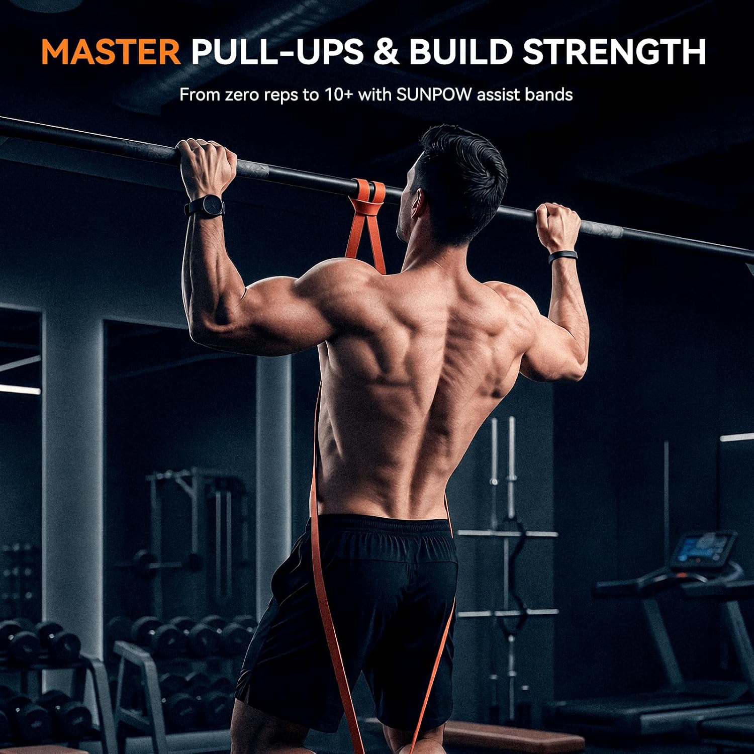Detalle 2 de SUNPOW Pull Up Bands, 5-Pack ⚙