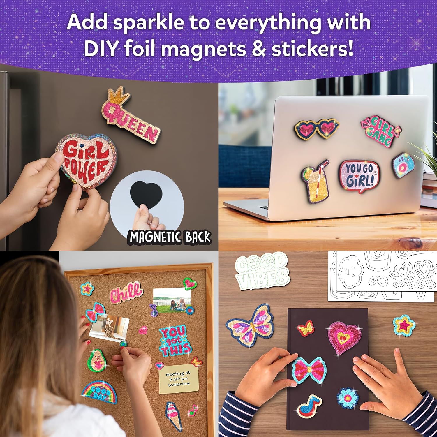 Detalle de Skillmatics Foil Fun Girl Power 20+ DIY