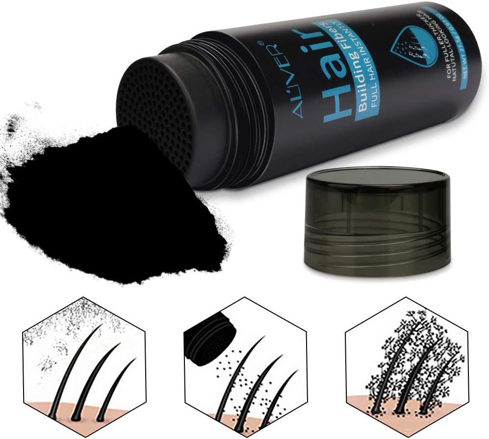 Detalle de Fibre Capelli Nero 27.5G: fibre alla cheratina vegetale per capelli più pieni in pochi secondi