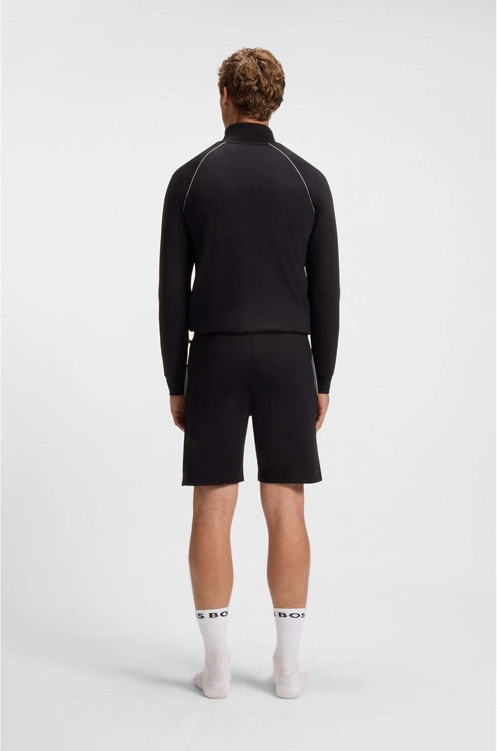 Thumbnail 4 de BOSS Herren Mix&Match Short CW Short – elastische Baumwolle, Kontrast-Logo, Kordelzug