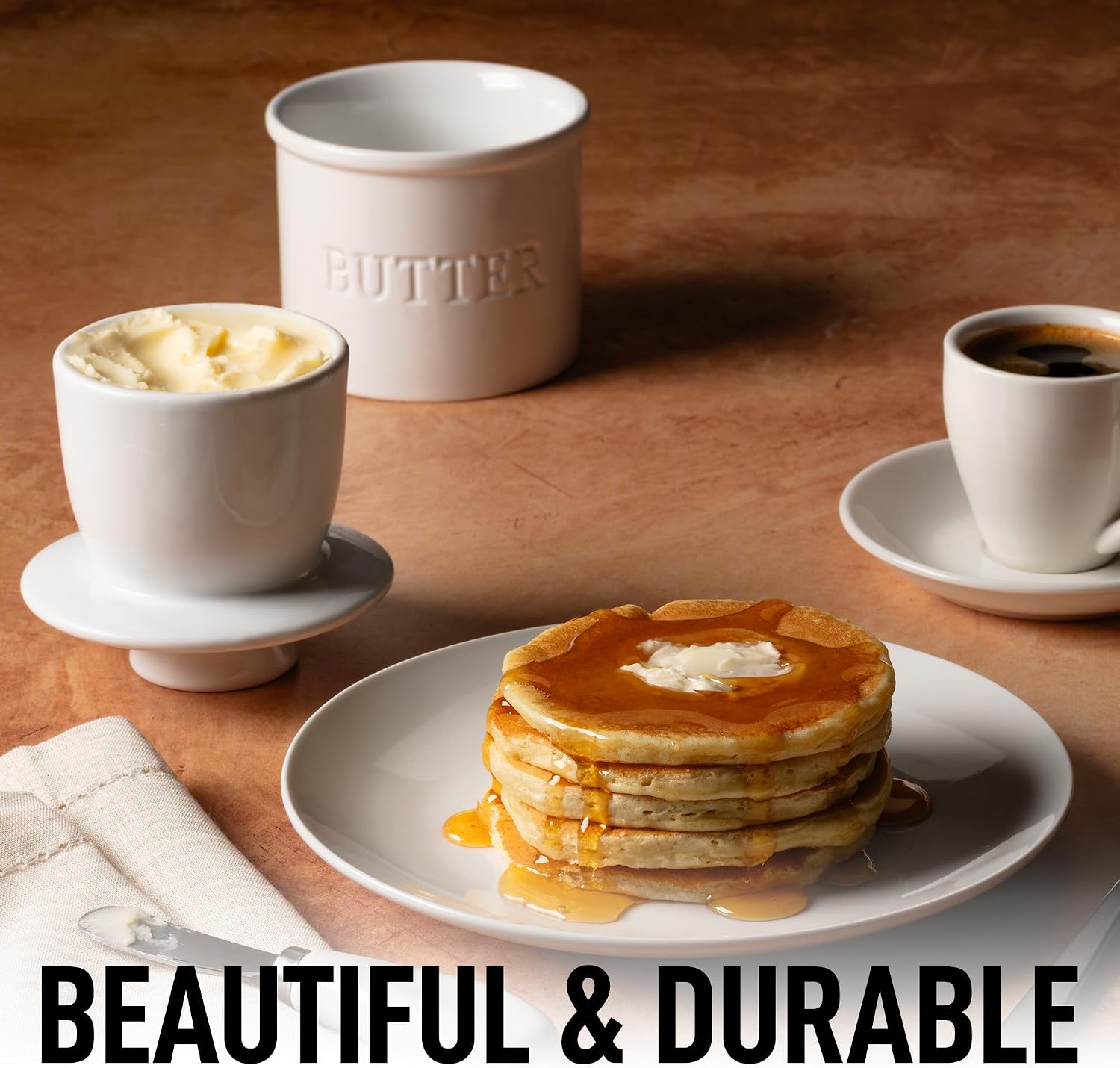 Thumbnail 3 de Zulay Bell Shaped Butter Crock with Lid