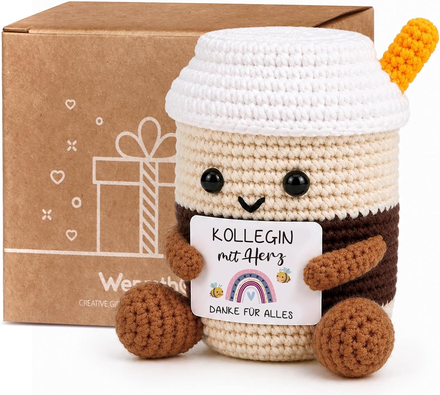 Thumbnail 6 de WenmthG Pocket Hug Kaffee – Gestrickte Kaffeetassen als herzliche Geschenkidee